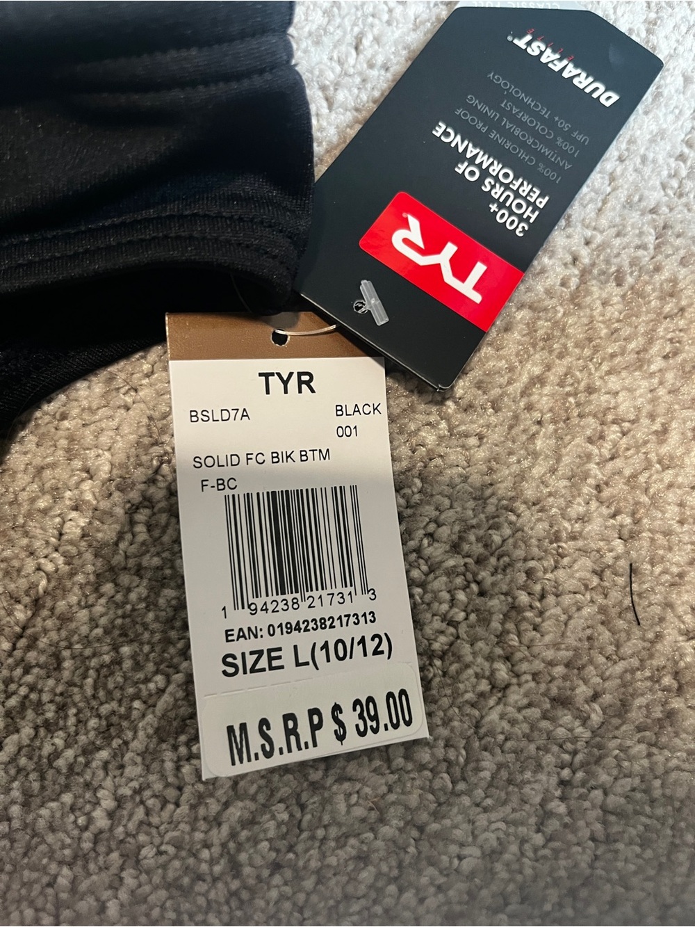 TYR Women's Durafast Elite Classic Full Coverage Bikini Bottom, 1198/11-2 - Picture 6 of 7
